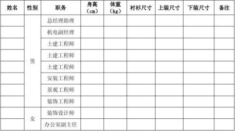 内部发文工装定制申请