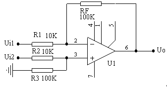 电子实验报告二集成运算放大器的基本应用