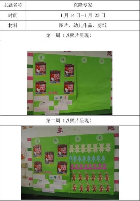 克隆专家主题墙环境创设记录