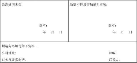 对账函模板400字 范文118