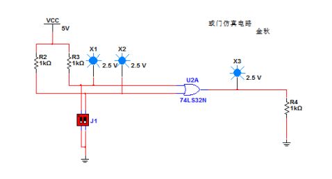 實驗報告實驗一集成門電路邏輯功能測試