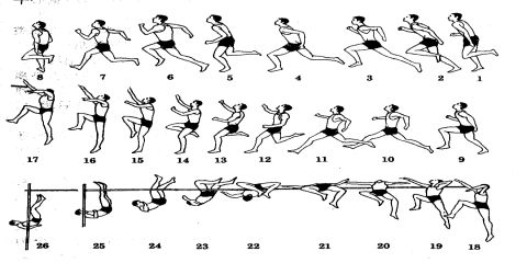 背越式跳高讲稿